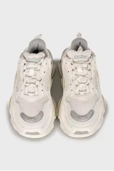 Triple S leather sneakers