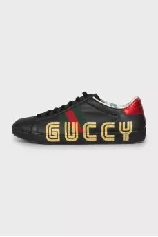 Ace sneakers with gold logo