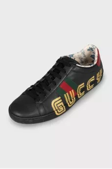 Ace sneakers with gold logo