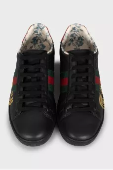 Ace sneakers with gold logo