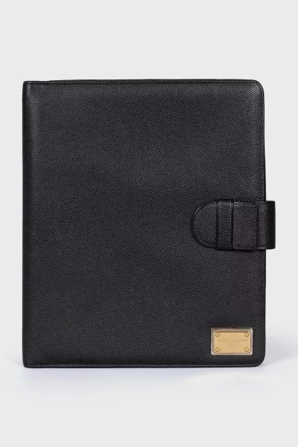 Men's Black Leather Case