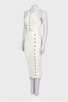 Bodycon dress with cutout