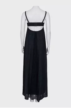 Dress with straps and lace