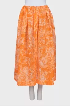 Full printed skirt