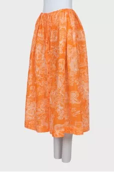 Full printed skirt
