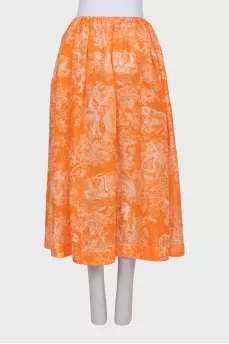 Full printed skirt