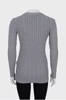 Slim fit button down cardigan