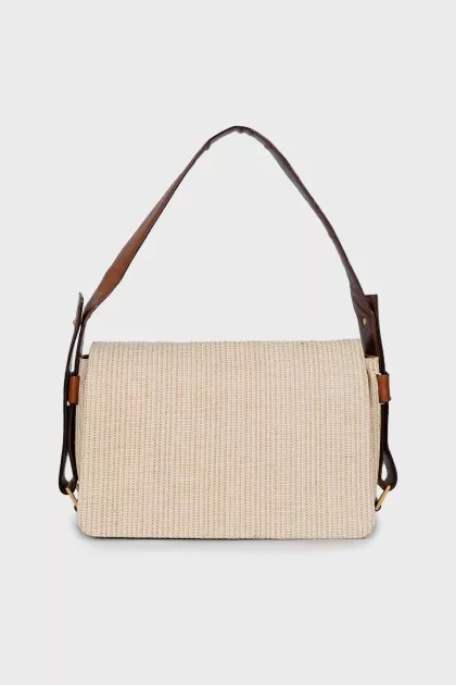 Vintage bag with wide handle