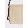 Vintage bag with wide handle