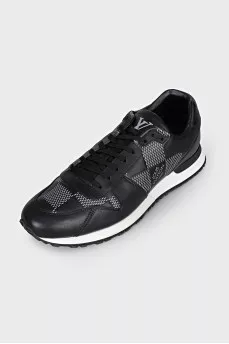 Men's Run Away Checkered Sneakers