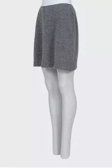 Cashmere skirt in gray