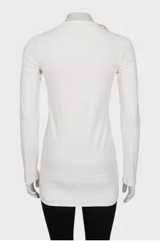 Long sleeve with gold decor