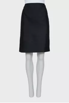 Pencil skirt decorated with buttons