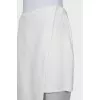White asymmetrical skirt