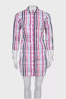 Plaid Shirt Dress