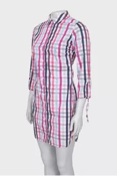 Plaid Shirt Dress