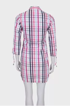 Plaid Shirt Dress