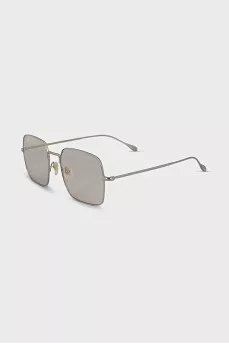 Silver frame sunglasses