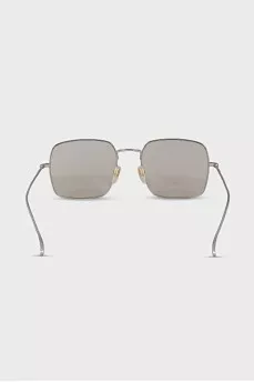 Silver frame sunglasses
