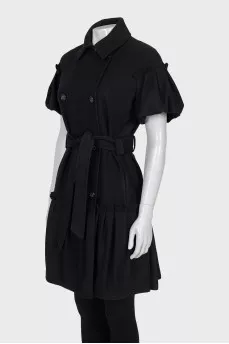 Short sleeve fitted coat