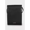 Rectangular leather bag