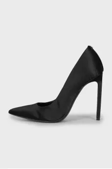 Black textile shoes