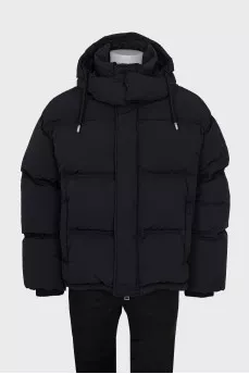 Men's down jacket with hood