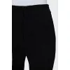 Cropped high waist trousers