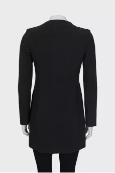 Black button down dress