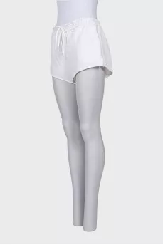Drawstring shorts with pockets