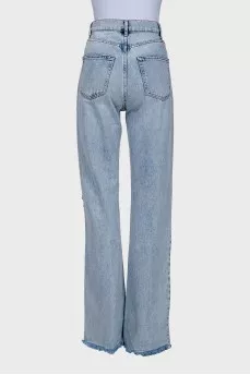 Blue high waist jeans