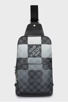 Men's bag in Avenue signature print