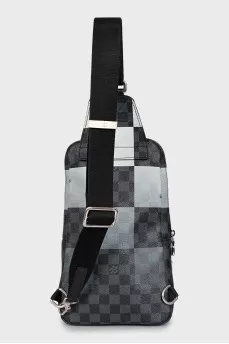 Men's bag in Avenue signature print