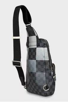 Men's bag in Avenue signature print