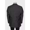 Men's striped wool jacket