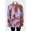 Loose button down shirt