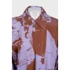 Loose button down shirt