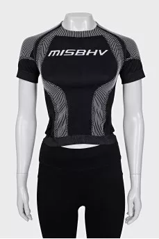 Short sleeve sports top