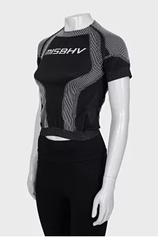 Short sleeve sports top