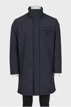Men's jacket with embroidered logo