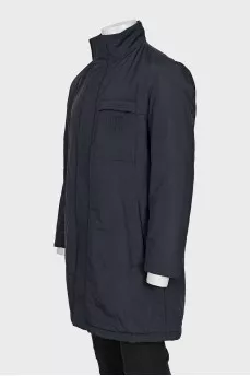 Men's jacket with embroidered logo