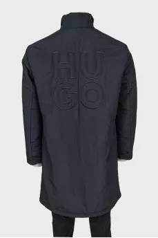 Men's jacket with embroidered logo