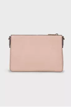 Beige leather bag