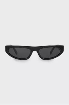Black sunglasses with narrow frames