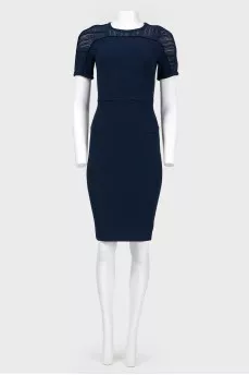 Bodycon dress with back zip