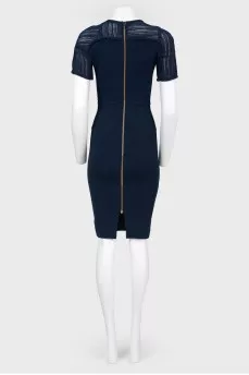 Bodycon dress with back zip