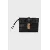 Men's crocodile leather bag