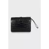 Men's crocodile leather bag