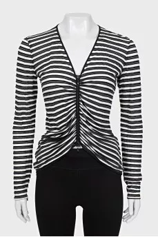 Sheer Draped Jumper