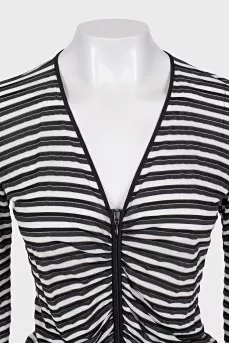Sheer Draped Jumper